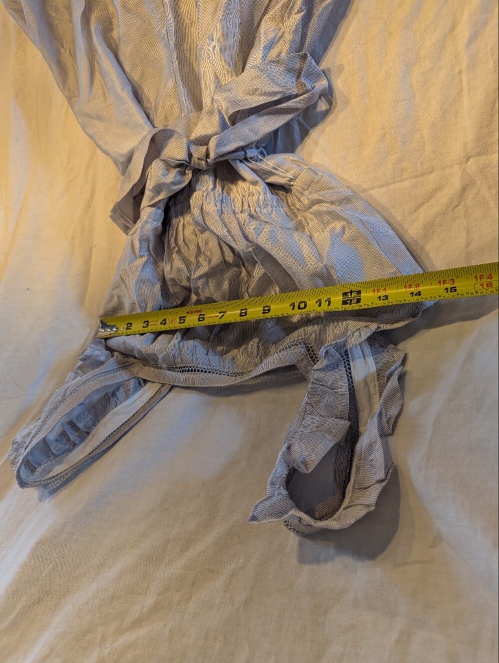 2/30$ Adelyn Rae White Ruffled Jumpsuit - Picture 10 of 10